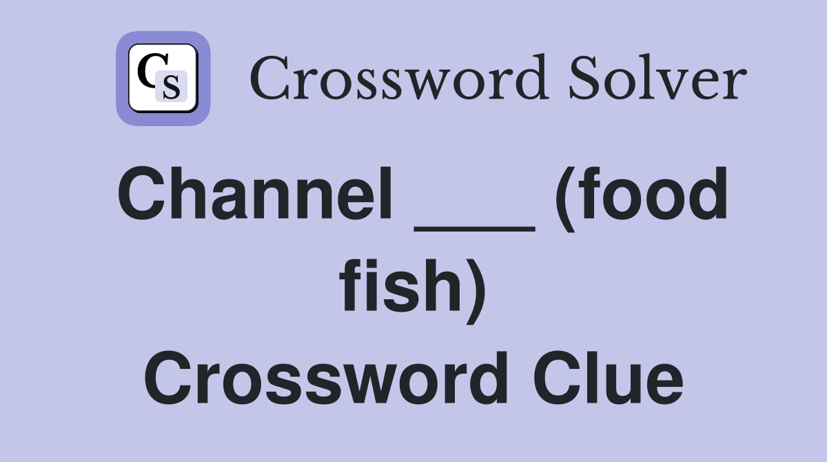 Food fish crossword